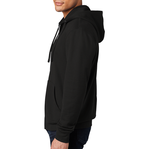 District V.I.T. Fleece Full Zip Hoodie, Black, Left Sleeve view