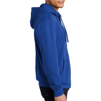 District V.I.T. Fleece Full Zip Hoodie, Deep Royal, Right Sleeve view
