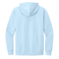 District V.I.T. Fleece Hoodie, Ice Blue, Back view