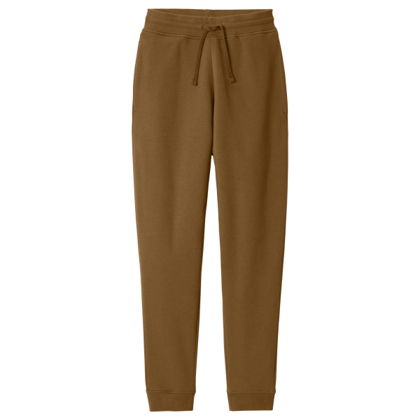 District V.I.T. Fleece Jogger, Duck Brown, Front view