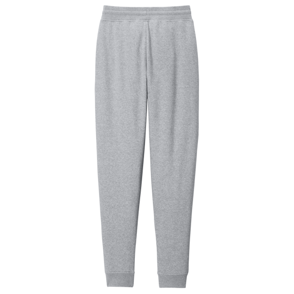 District V.I.T. Fleece Jogger, Light Heather Grey, Back view