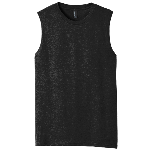 District V.I.T. Muscle Tank, Black, Front view