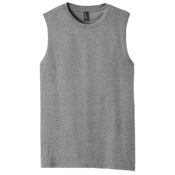 District V.I.T. Muscle Tank, Grey Frost, Front view