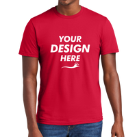 District Very Important Tee ®, Classic Red, Front view, Mockup