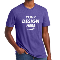District Very Important Tee ®, Heathered Purple, Front view, Mockup
