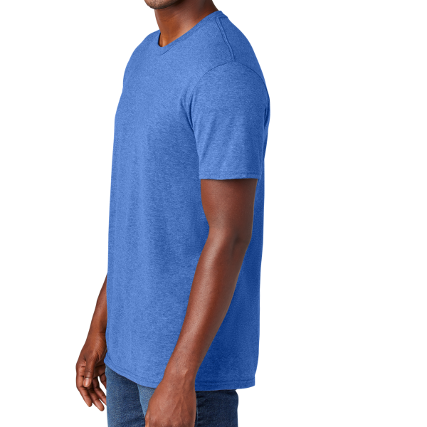 District Very Important Tee ®, Heathered Royal, Left Sleeve view