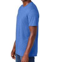 District Very Important Tee ®, Heathered Royal, Left Sleeve view