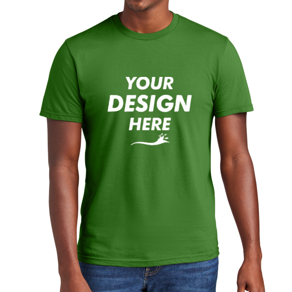 District Very Important Tee ®, Kiwi Green, Front view, Mockup