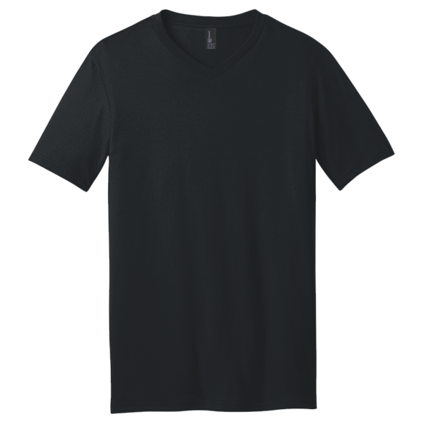 District Very Important Tee ® V Neck, Black, Front view