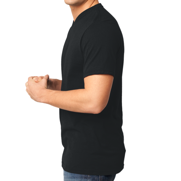 District Very Important Tee ® V Neck, Black, Left Side view
