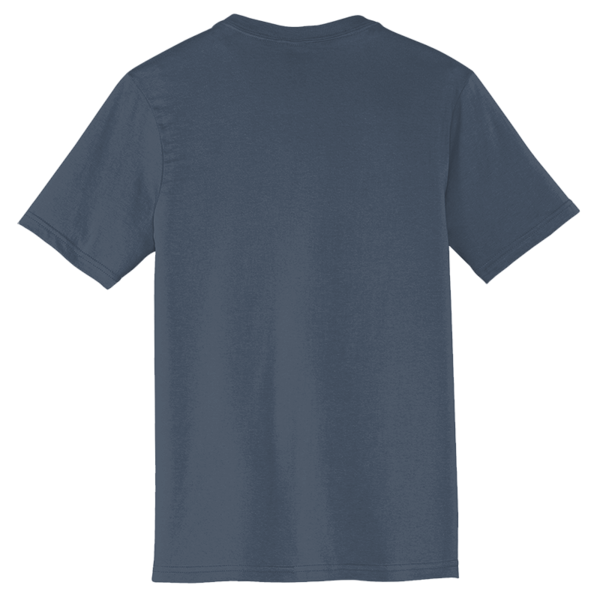 District Very Important Tee ® V Neck, Heathered Navy, Back view