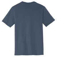 District Very Important Tee ® V Neck, Heathered Navy, Back view