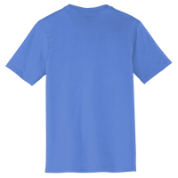 District Very Important Tee ® V Neck, Heathered Royal, Back view