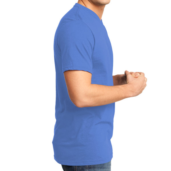 District Very Important Tee ® V Neck, Heathered Royal, Right Side view