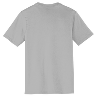 District Very Important Tee ® V Neck, Light Heather Grey, Back view