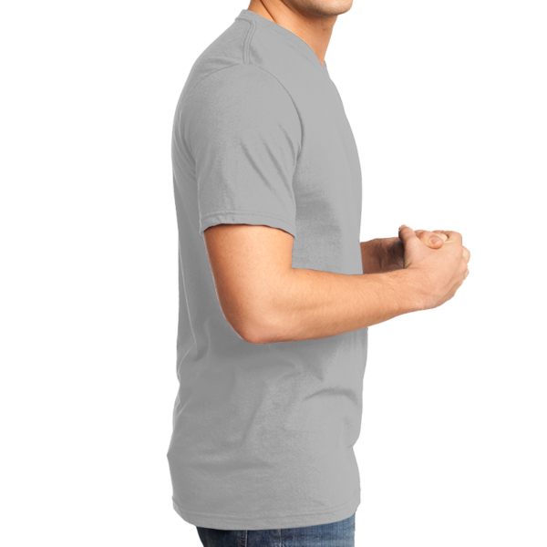 District Very Important Tee ® V Neck, Light Heather Grey, Right Side view