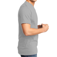 District Very Important Tee ® V Neck, Light Heather Grey, Right Side view