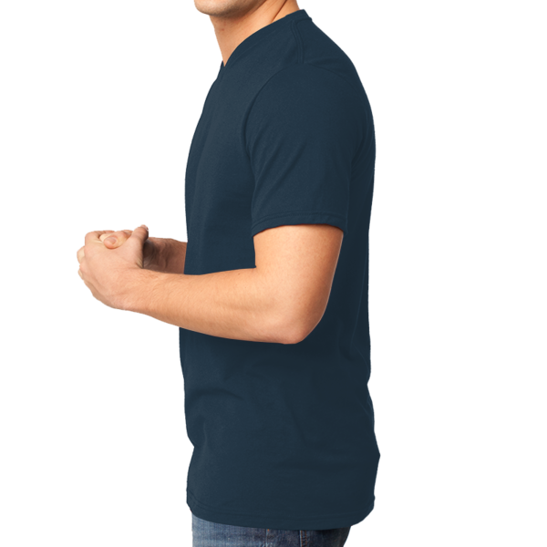 District Very Important Tee ® V Neck, New Navy, Left Side view