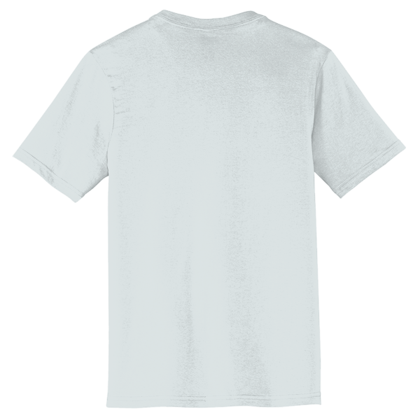 District Very Important Tee ® V Neck, White, Back view