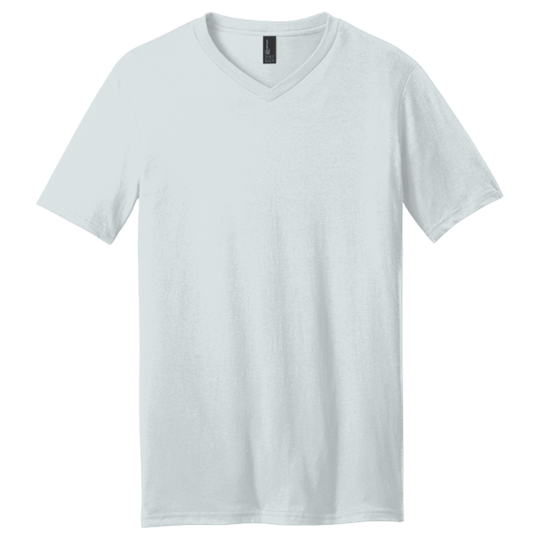 District Very Important Tee ® V Neck, White, Front view