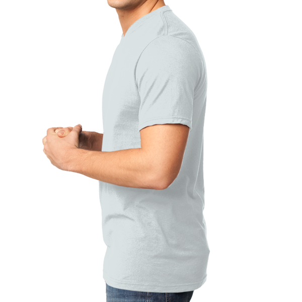 District Very Important Tee ® V Neck, White, Left Side view