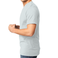 District Very Important Tee ® V Neck, White, Left Side view