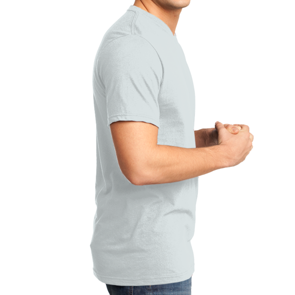 District Very Important Tee ® V Neck, White, Right Side view