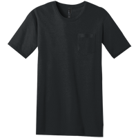 District Very Important Tee ® with Pocket, Black, Front view