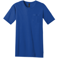 District Very Important Tee ® with Pocket, Deep Royal, Front view