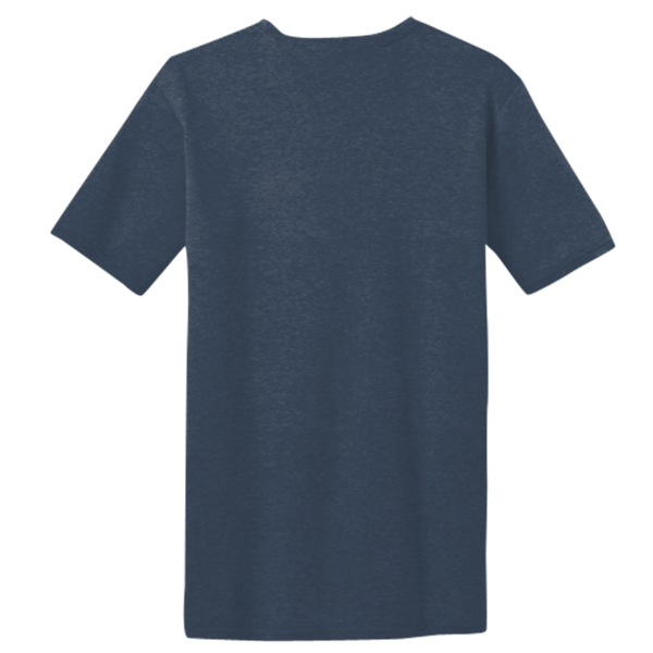 District Very Important Tee ® with Pocket, Heathered Navy, Back view