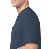 District Very Important Tee ® with Pocket, Heathered Navy, Left Sleeve (Short) view