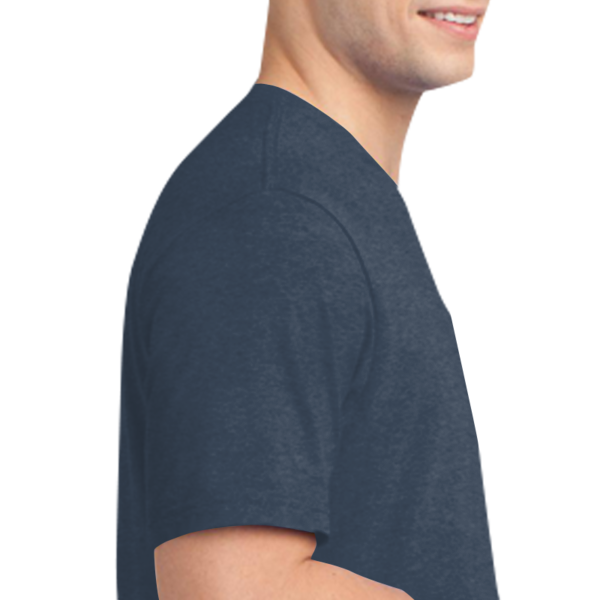District Very Important Tee ® with Pocket, Heathered Navy, Right Sleeve (Short) view