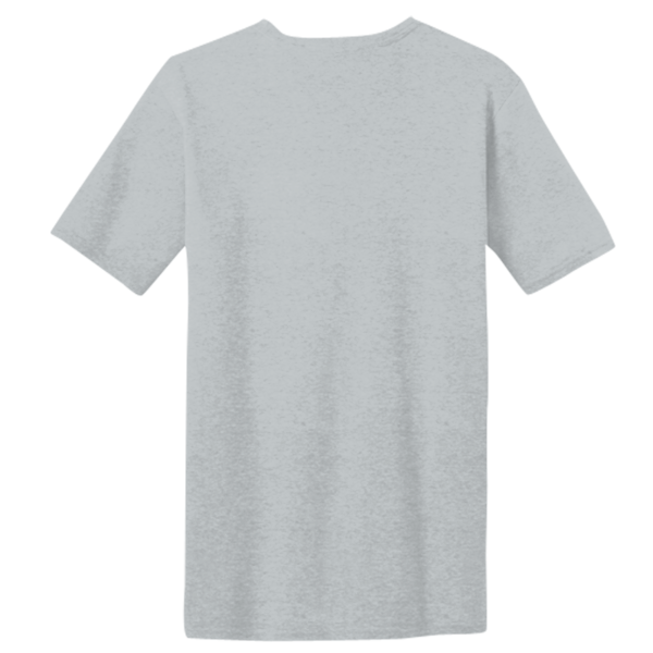 District Very Important Tee ® with Pocket, Light Heather Grey, Back view