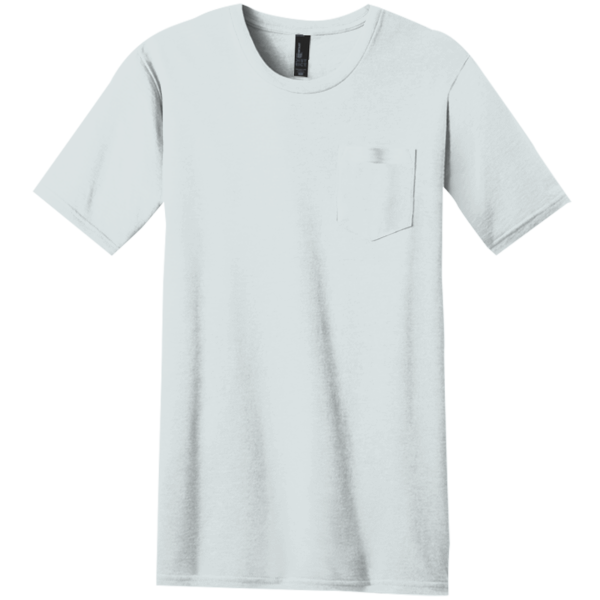 District Very Important Tee ® with Pocket, White, Front view