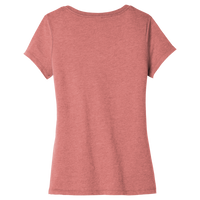 District Women's Very Important Tee ® V Neck, Blush Frost, Back view