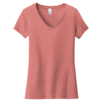 District Women's Very Important Tee ® V Neck, Blush Frost, Front view