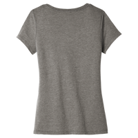 District Women's Very Important Tee ® V Neck, Grey Frost, Back view