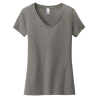 District Women's Very Important Tee ® V Neck, Grey Frost, Front view