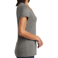 District Women's Very Important Tee ® V Neck, Grey Frost, Right Sleeve view