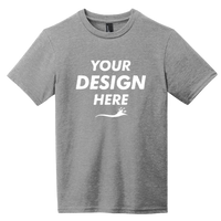 District Youth Very Important Tee ®, Grey Frost, Front view, Mockup
