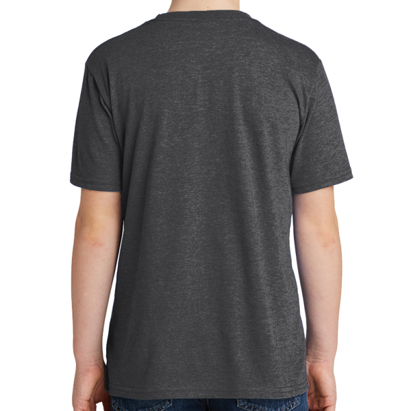 District Youth Very Important Tee ®, Heathered Charcoal, Back view