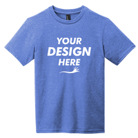 District Youth Very Important Tee ®, Royal Frost, Front view, Mockup