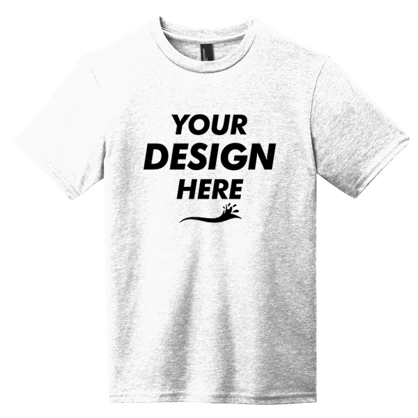 District Youth Very Important Tee ®, White, Front view, Mockup
