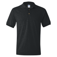 Gildan DryBlend® Jersey Polo, Black, Front view