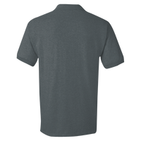 Gildan DryBlend® Jersey Polo, Dark Heather, Back view