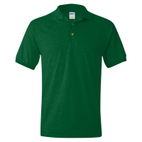 Gildan DryBlend® Jersey Polo, Forest Green, Front view