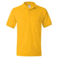 Gildan DryBlend® Jersey Polo, Gold, Front view