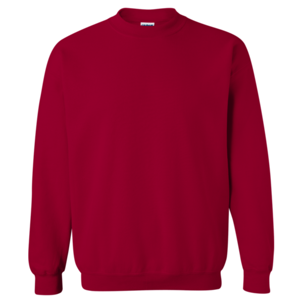 Gildan Heavy Blend™ Crewneck Sweatshirt, Cardinal Red, Front view