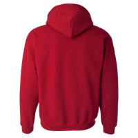 Gildan Heavy Blend™ Hooded Sweatshirt, Antique Cherry Red, Back view