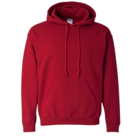 Gildan Heavy Blend™ Hooded Sweatshirt, Antique Cherry Red, Front view